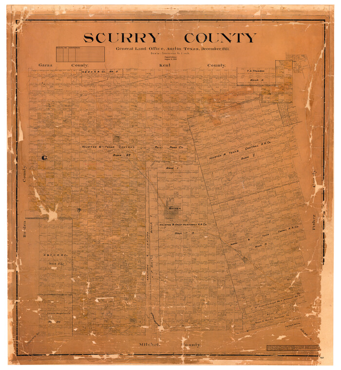 95637, Scurry County, General Map Collection