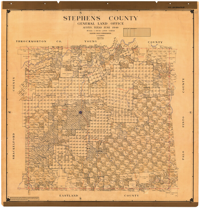 95644, Stephens County, General Map Collection