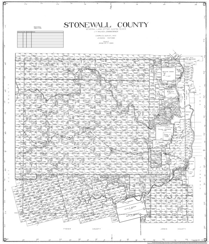95646, Stonewall County, General Map Collection
