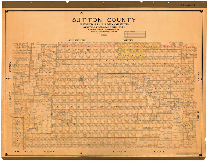 95647, Sutton County, General Map Collection