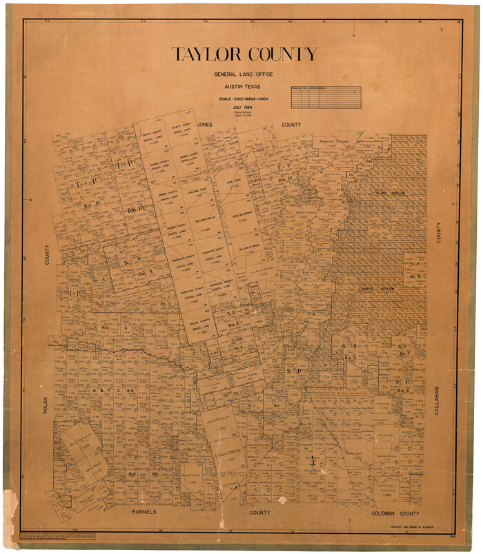 95650, Taylor County, General Map Collection