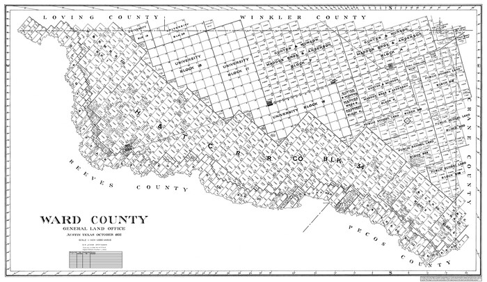 95666, Ward County, General Map Collection