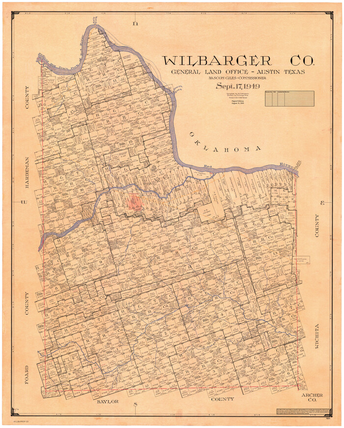 95674, Wilbarger Co., General Map Collection