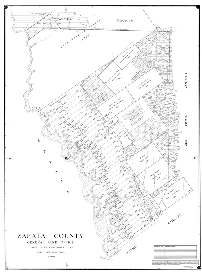 95683, Zapata County, General Map Collection