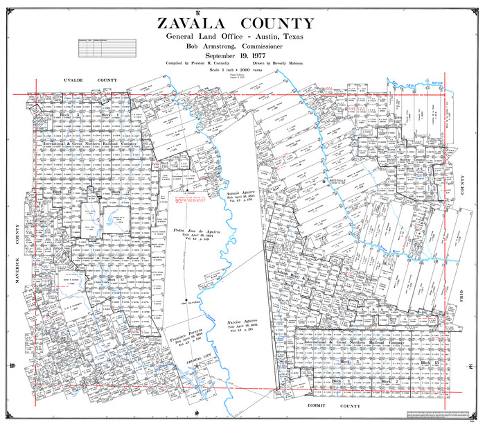 95684, Zavala County, General Map Collection