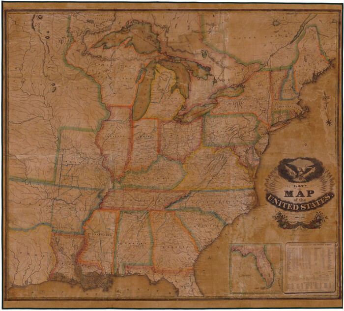 95693, Lay's Map of the United States, General Map Collection