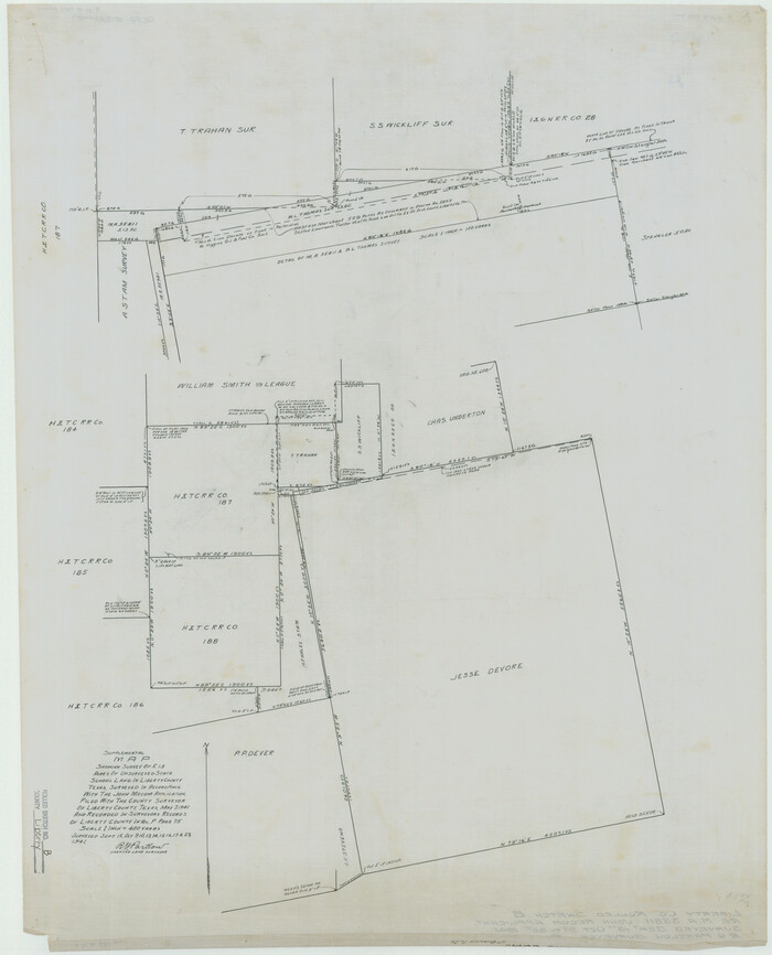 9570, Liberty County Rolled Sketch B, General Map Collection