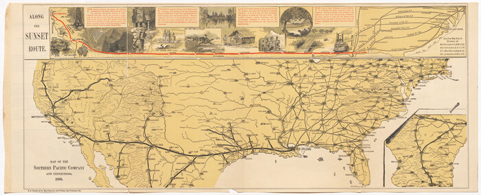 95759, Map of the Southern Pacific Company and connections, Cobb Digital Map Collection - 1