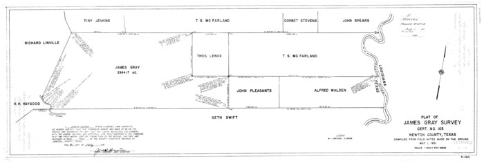 9576, Newton County Rolled Sketch 11, General Map Collection