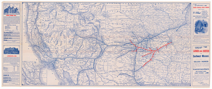 95794, [The Frisco Line - St. Louis & San Francisco Railway through the Great West and South West], Cobb Digital Map Collection - 1