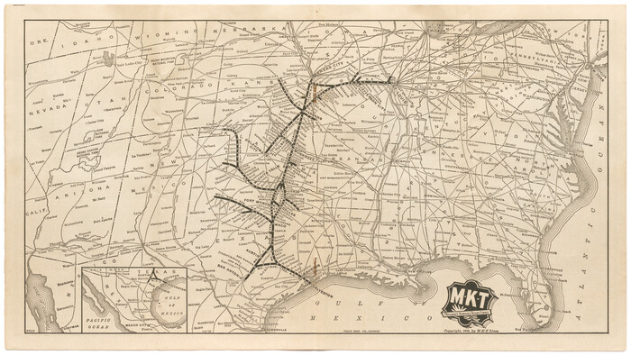95811, MKT - Missouri, Kansas, Texas Lines, Cobb Digital Map Collection - 1