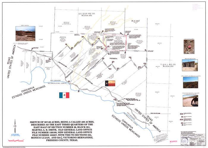 95821, Presidio County Rolled Sketch 146, General Map Collection