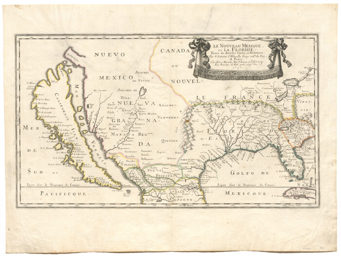 95833, Le Nouveau Mexique, et la Floride: Tirees de diverses Cartes, et Relations, General Map Collection