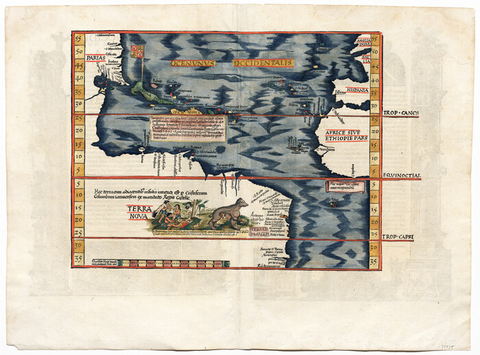 95835, [Oceani occidentalis seu Terre Noue Tabula Christophorus Columbus], General Map Collection