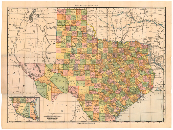 95842, Rand, McNally & Co.'s Texas, Cobb Digital Map Collection - 1