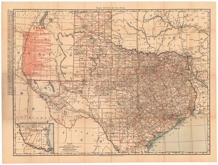95843, Rand, McNally & Co.'s Texas, Cobb Digital Map Collection - 1