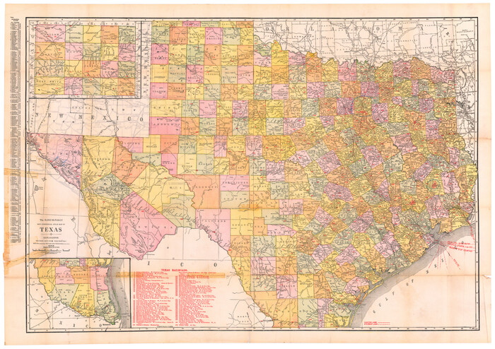 95850, The Rand McNally New Commercial Atlas Map of Texas, Cobb Digital Map Collection - 1