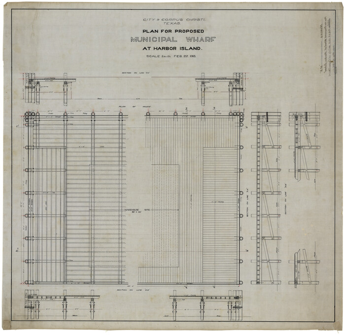 9588, Nueces County Rolled Sketch M-9, General Map Collection

