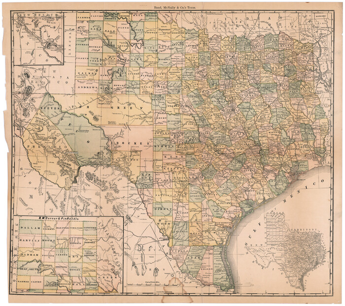 95884, Rand, McNally & Co.'s Texas, Cobb Digital Map Collection
