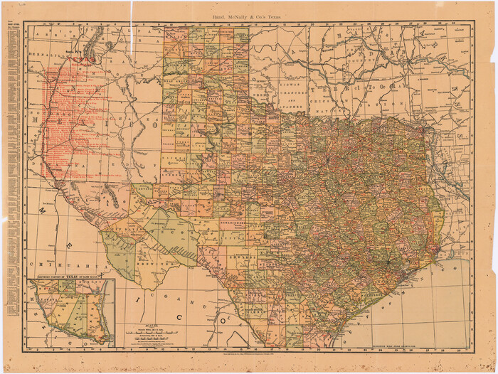95886, Rand, McNally & Co.'s Texas, Cobb Digital Map Collection - 1