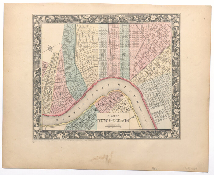 95910, Plan of New Orleans, Non-GLO Digital Images