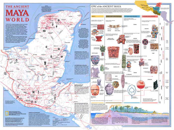 95934, The Ancient Maya World, General Map Collection