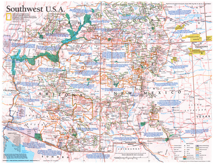95946, Southwest U.S.A., General Map Collection