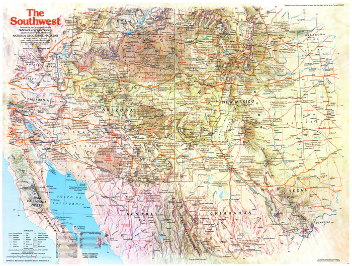 95948, The Southwest, General Map Collection