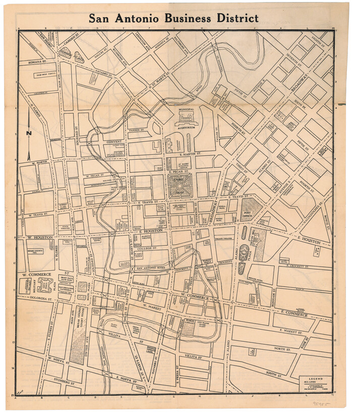 95955, San Antonio Business District, General Map Collection - 1