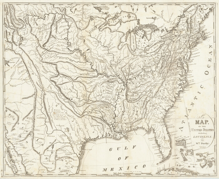 95964, A Map of the United States including Louisiana, Holcomb Digital Map Collection