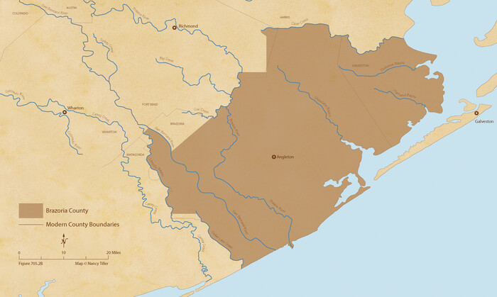 96110, The Republic County of Brazoria. Proposed, Late Fall 1837-January 1, 1838, Nancy and Jim Tiller Digital Collection