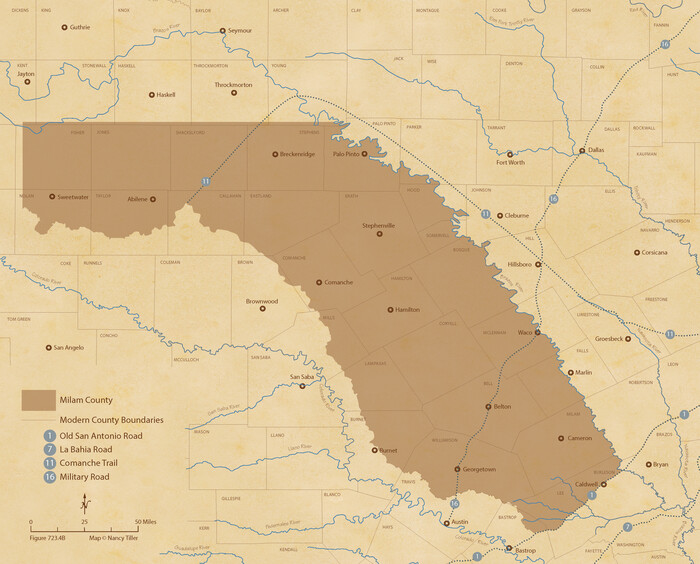 96228, The Republic County of Milam. November 28, 1839, Nancy and Jim Tiller Digital Collection