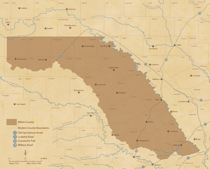 96233, The Republic County of Milam. December 29, 1845, Nancy and Jim Tiller Digital Collection