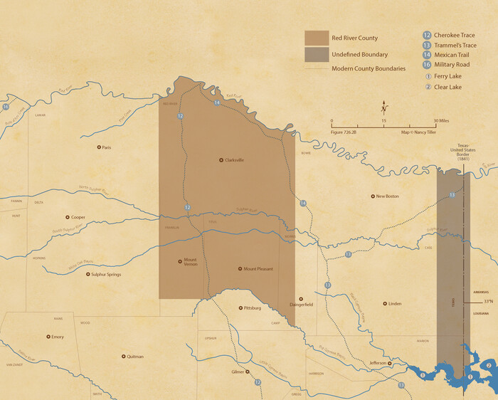 96252, The Republic County of Red River. December 17, 1840, Nancy and Jim Tiller Digital Collection