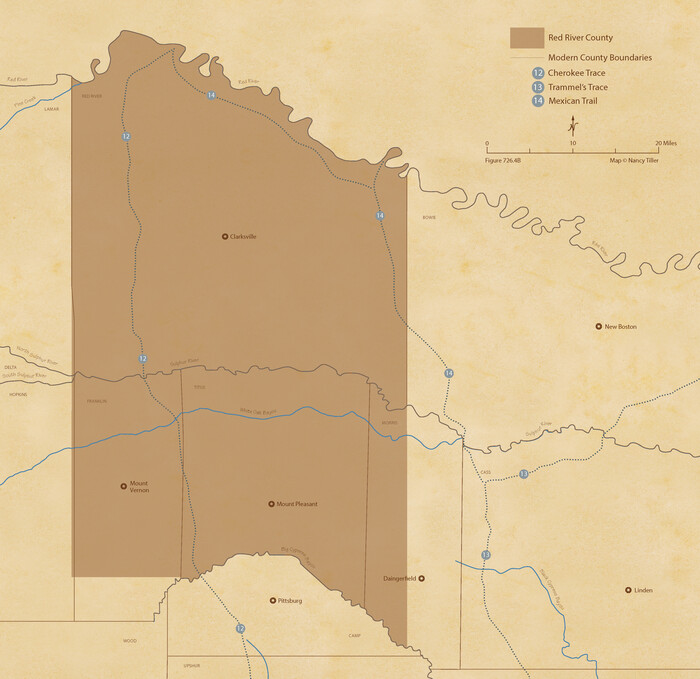 96254, The Republic County of Red River. Spring 1842, Nancy and Jim Tiller Digital Collection