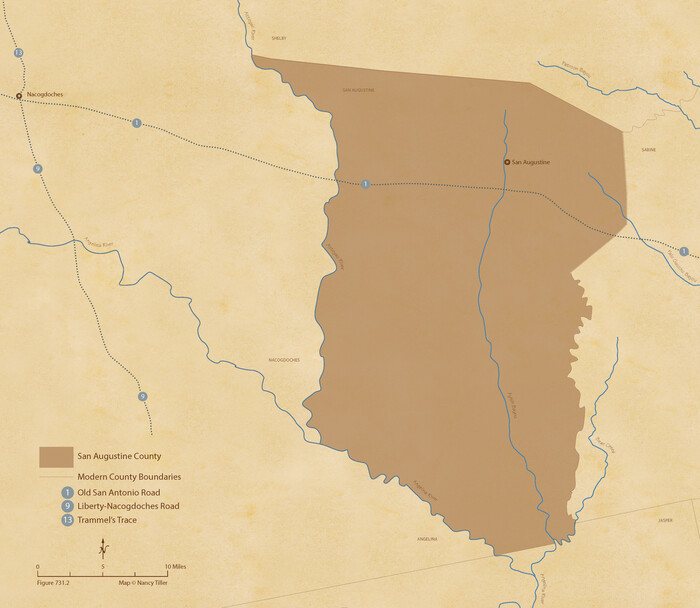 96272, The Republic County of San Augustine. December 29, 1845, Nancy and Jim Tiller Digital Collection