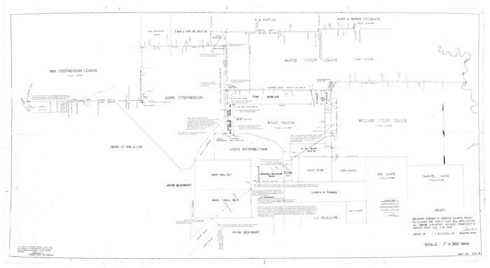 9645, Orange County Rolled Sketch 20, General Map Collection