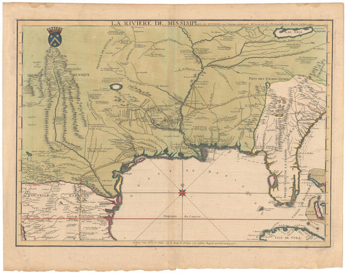 96518, La Riviere de Missisipi, et ses environs, dans l'Amerique Septentrionale, Holcomb Digital Map Collection