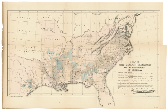 96573, A Map of the Cotton Kingdom and its Dependencies in America, General Map Collection