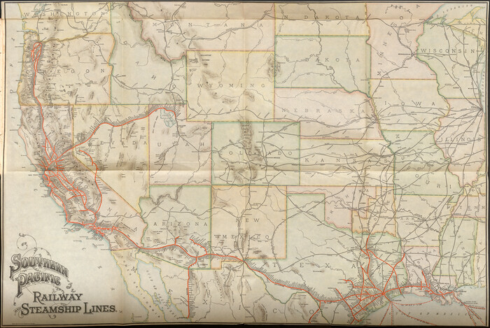 96586, Southern Pacific Railway and Steamship Lines, Cobb Digital Map Collection - 1