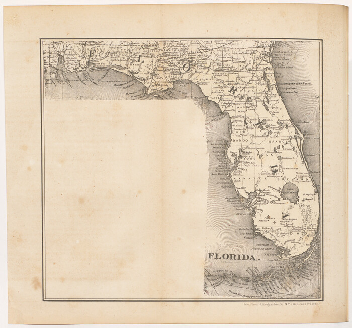 96622, [Map of Florida], Cobb Digital Map Collection