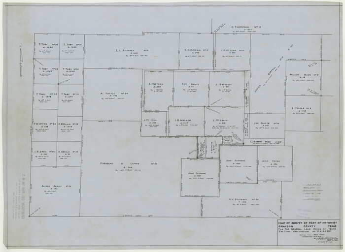 9666, Grayson County Rolled Sketch 3, General Map Collection