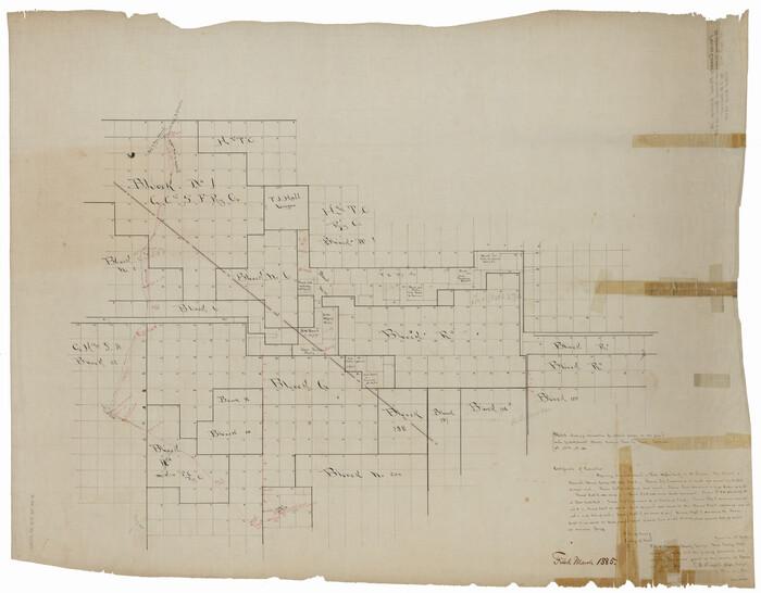 9683, Pecos County Rolled Sketch 18, General Map Collection
