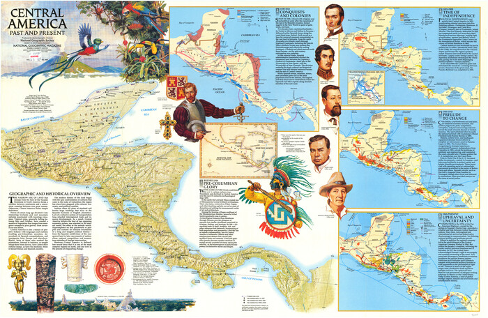 96839, Central America Past and Present, General Map Collection