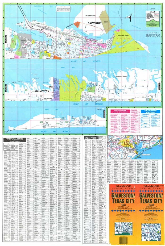 96855, Galveston / Texas City, Texas Street Map, General Map Collection