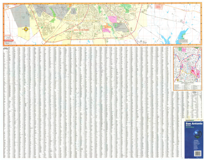 96868, San Antonio, Texas Street Map, General Map Collection