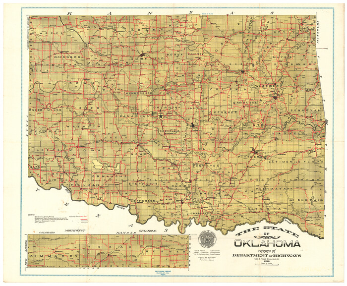 97104, The State of Oklahoma, General Map Collection
