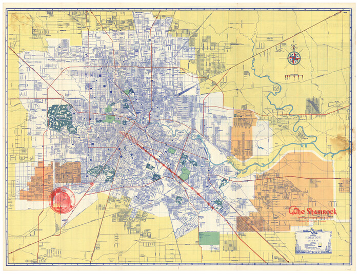 97148, Ashburn's Houston City Map, General Map Collection