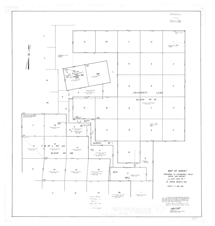 9720, Pecos County Rolled Sketch 112, General Map Collection