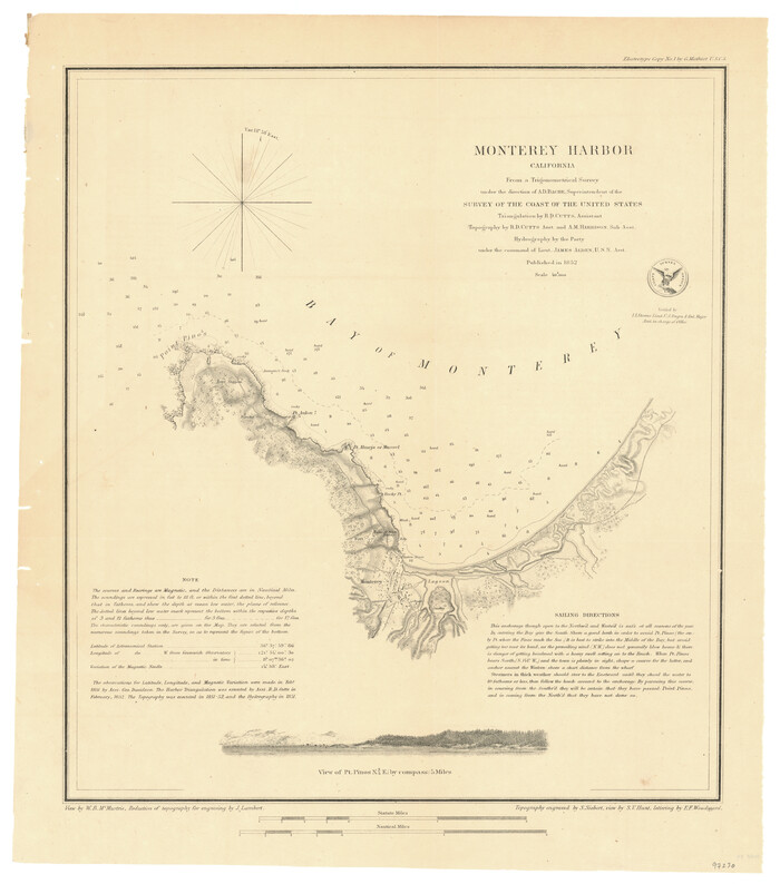 97230, Monterey Harbor, California, General Map Collection